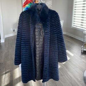 Blue Duck Fur Coat